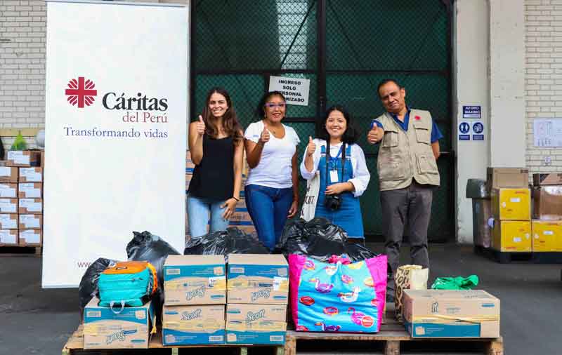 Colaboradores De San Mart N Donan A Caritas Del Per Para Ayudar A Las